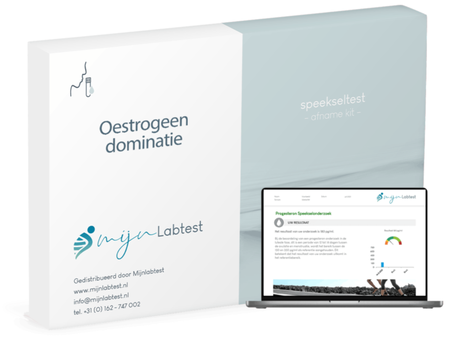 De verpakking van de oestrogeen dominantie test De verpakking van de oestrogeen dominantie test