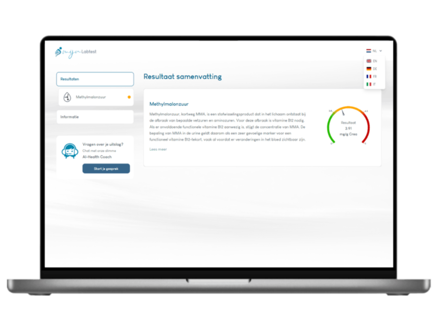 Het meest complete rapport met AI integratie en leefstijl advies. Het meest complete rapport met AI integratie en leefstijl advies.