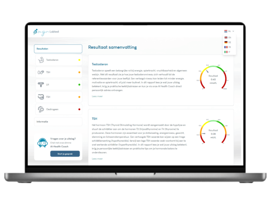 het meest complete rapport met AI integratie en leefstijl advies. het meest complete rapport met AI integratie en leefstijl advies.