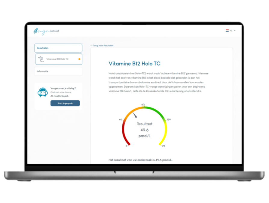 Het Vitamine B12 actief rapport.