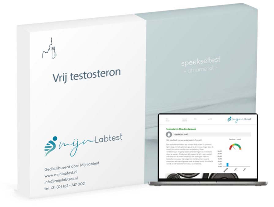 De vrij testosteron test wordt afgenomen met een eenvoudige speeksel kit die we naar je thuisadres opsturen De vrij testosteron test wordt afgenomen met een eenvoudige speeksel kit die we naar je thuisadres opsturen