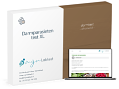 Verpakking Darmparasieten XL test