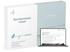 Hormonen speeksel test kit vrouw 