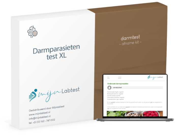 Verpakking Darmparasieten XL test