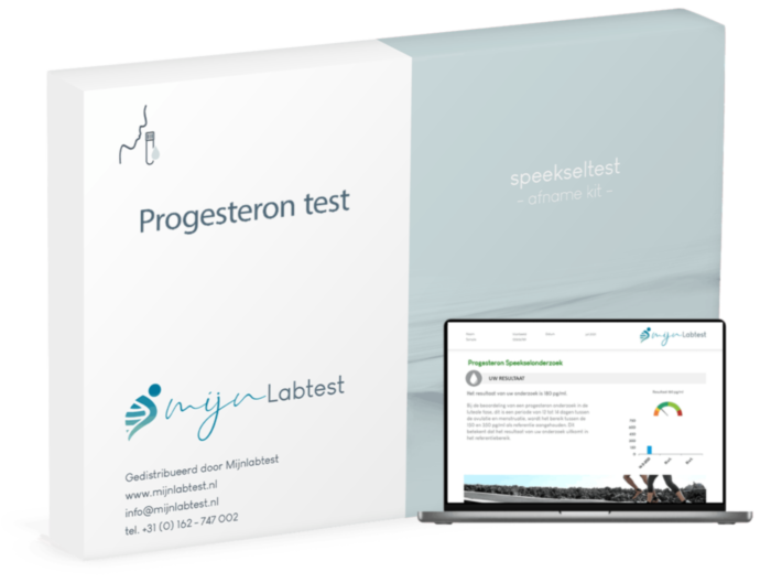 De progesteron test wordt als brievenbuspakket geleverd. 