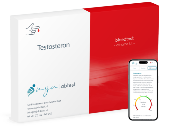 Testosteron test, zelf thuis afnemen met overzichtelijke uitslag.