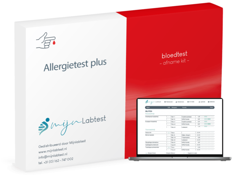 Uitgebreide allergietest testkit