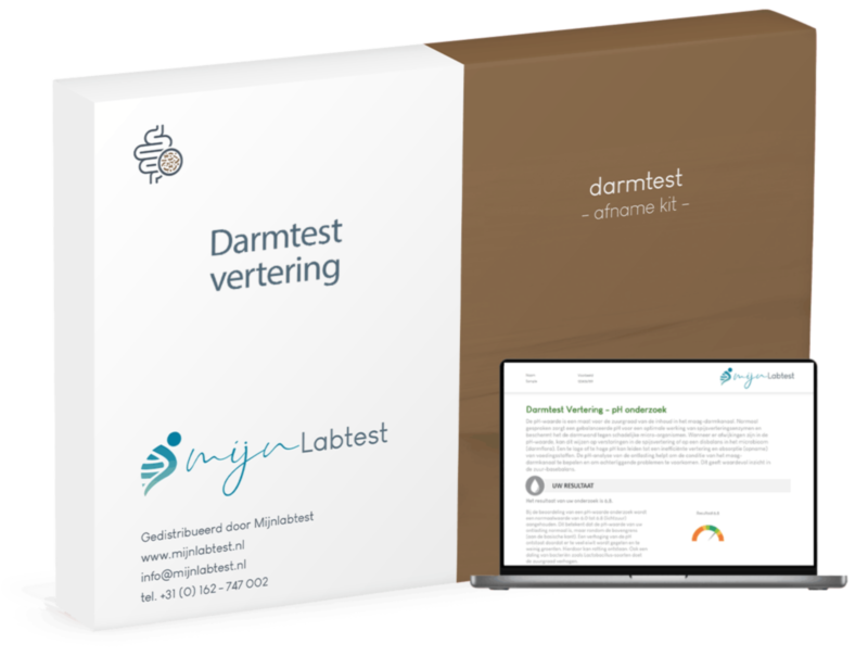 Testkit om je spijsvertering zelf te testen. 